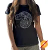 Picture of Girls Crew Tee - Chameleon - Black by DelSol for Women - 1 Pc T-Shirt (YL)