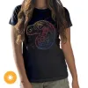 Picture of Girls Crew Tee - Chameleon - Black by DelSol for Women - 1 Pc T-Shirt (YXS)