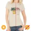 Picture of Women Crew Tee - Watercolor Flamingo - Beige by DelSol for Women - 1 Pc T-Shirt (2XL)