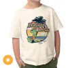 Picture of Men Crew Tee - Hangin Loose - Ash by DelSol for Men - 1 Pc T-Shirt (5/6T)