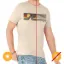 Picture of Men Crew Tee - Sunset Wave - Beige by DelSol for Men - 1 Pc T-Shirt (YXS)