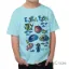 Picture of Kids Crew Tee - I Sea Fish - Chill by DelSol for Kids - 1 Pc T-Shirt (4T)