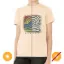 Picture of Men Crew Tee - Wave Spray - Beige by DelSol for Men - 1 Pc T-Shirt (YM)