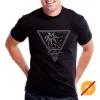 Picture of Men Crew Tee - Surf Sun Beach - Black by DelSol for Men - 1 Pc T-Shirt (YM)