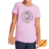 Picture of Girls Crew Tee - Oopsy Daisy - Lilac by DelSol for Women - 1 Pc T-Shirt (YS)
