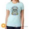Picture of Girls Crew Tee - Day of the Dead - Ice Blue by DelSol for Women - 1 Pc T-Shirt (Large)