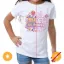 Picture of Girls Crew Tee - Sweet As Candy - White by DelSol for Kids - 1 Pc T-Shirt (3T)