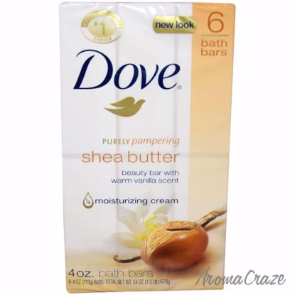 Shea Butter Moisturizing Cream Bath Bar by Dove for Unisex -