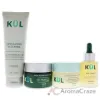 Picture of Get Glowing Kit by Kul CBD for Unisex - 4 Pc 4oz Exfoliating Cleanser, 1.7oz Anti-Aging Moisturizer, 1.7oz Night Repair Moisturizer, 1oz Glo Serum