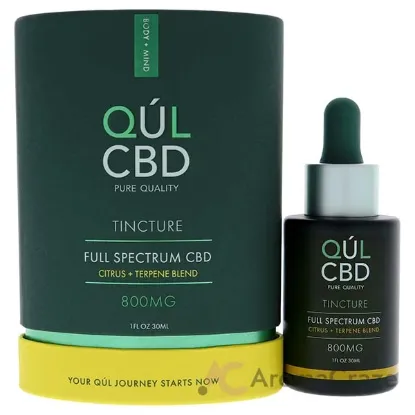 Picture of Tincture Full Spectrum 800mg CBD - Citrus by Kul CBD for Unisex - 1 oz Tincture