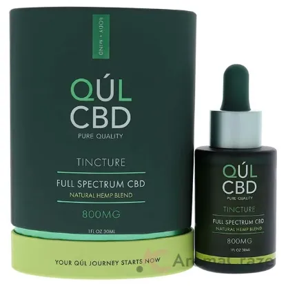 Picture of Tincture Full Spectrum 800mg CBD - Natural Hem Blend by Kul CBD for Unisex - 1 oz Tincture