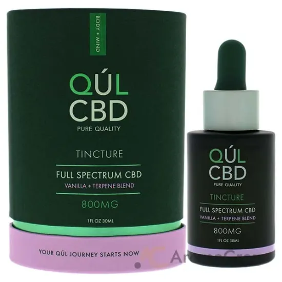Picture of Tincture Full Spectrum 800mg CBD - Vanilla by Kul CBD for Unisex - 1 oz Tincture