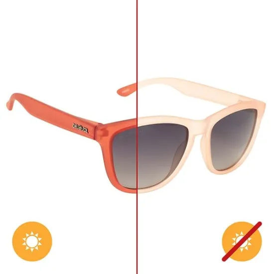 Picture of Solize Can You Feel It - Frosted Pink to Red by DelSol for Women - 1 Pc Sunglasses