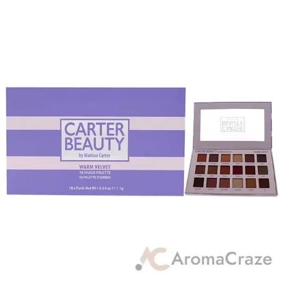 Picture of 18 Shade Palette - Warm Velvet by Carter Beauty for Women - 0.72 oz Eye Shadow
