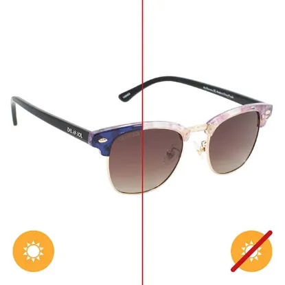 Picture of Solize My Sharona - Clear to Purple by DelSol for Women - 1 Pc Sunglasses