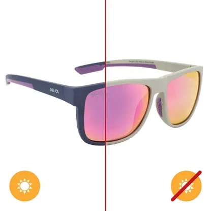 Picture of Solize You Got It - Light Gray to Purple by DelSol for Unisex - 1 Pc Sunglasses