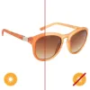 Picture of Solize Lola - Frosted Peach to Red by DelSol for Women - 1 Pc Sunglasses