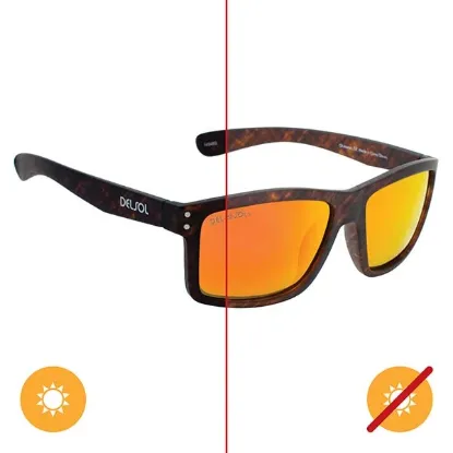 Picture of Solize Oh Aaron - Brown to Dark Brown by DelSol for Men - 1 Pc Sunglasses