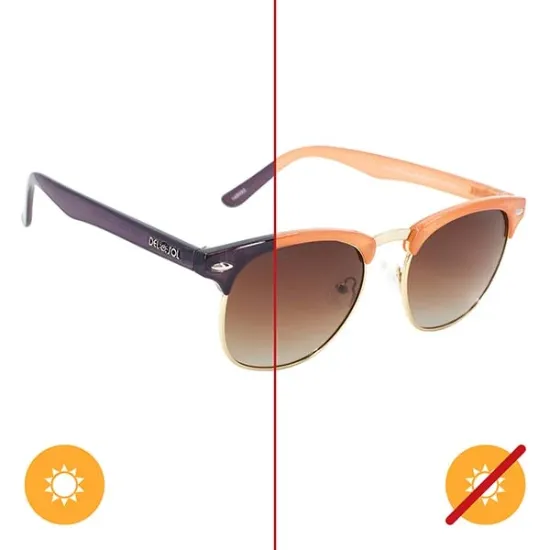 Picture of Solize Listen to the Music - Peach to Purple by DelSol for Women - 1 Pc Sunglasses