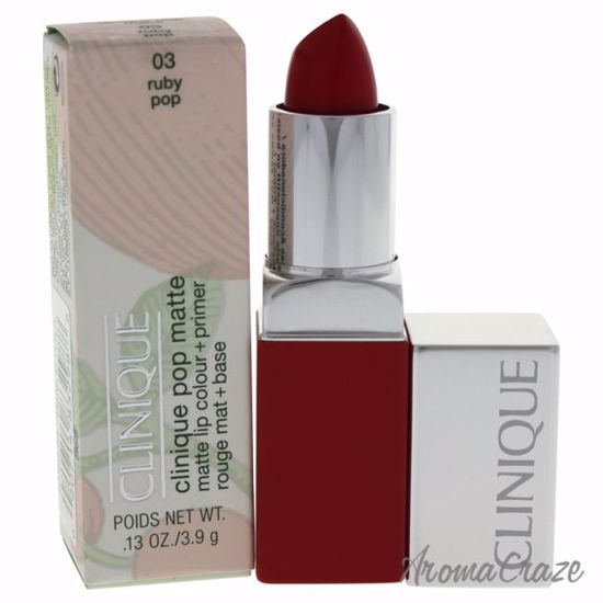 Clinique Pop Matte Lip Colour + Primer - # 03 Ruby Pop by Cl
