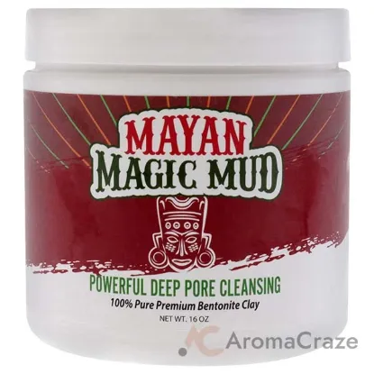 Picture of Powerful Deep Pore Cleansing Bentonite Clay by Mayan Magic Mud for Unisex - 16 oz Cleanser