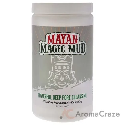 Picture of Powerful Deep Pore Cleansing White Kaolin Clay by Mayan Magic Mud for Unisex - 16 oz Cleanser