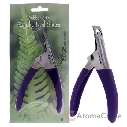 Picture of Rubber Grip Acrylic Nail Slicer by Satin Edge for Unisex - 1 Pc Nail Slicer