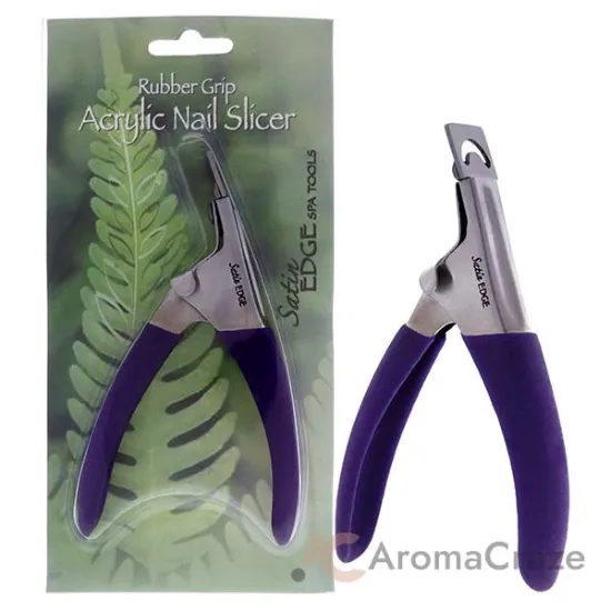 Picture of Rubber Grip Acrylic Nail Slicer by Satin Edge for Unisex - 1 Pc Nail Slicer