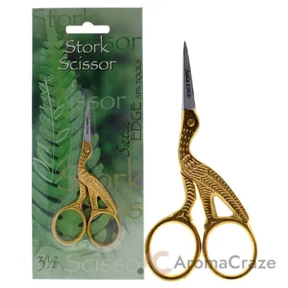 Picture of Stork Scissors - Gold by Satin Edge for Unisex - 3.5 Inch Scissors