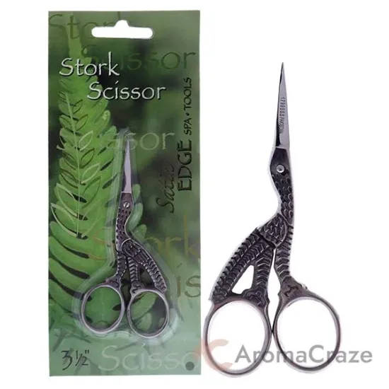 Picture of Stork Scissors - Silver by Satin Edge for Unisex - 3.5 Inch Scissors
