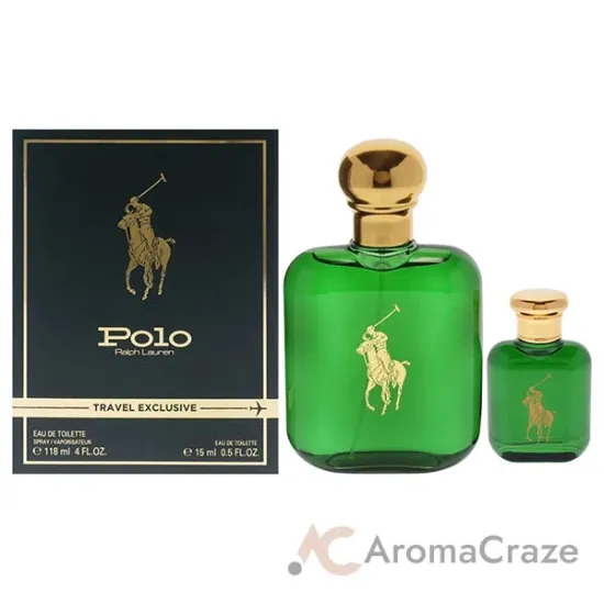 Picture of Polo Green by Ralph Lauren for Men - 2 Pc Gift Set 4oz EDT Spray, 0.5oz EDT spray