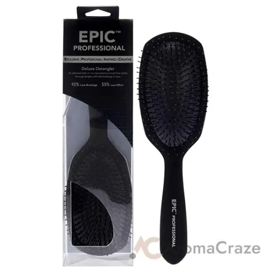 Picture of Pro Epic Deluxe Detangler Brush - Black by Wet Brush for Unisex - 1 Pc Hair Brush