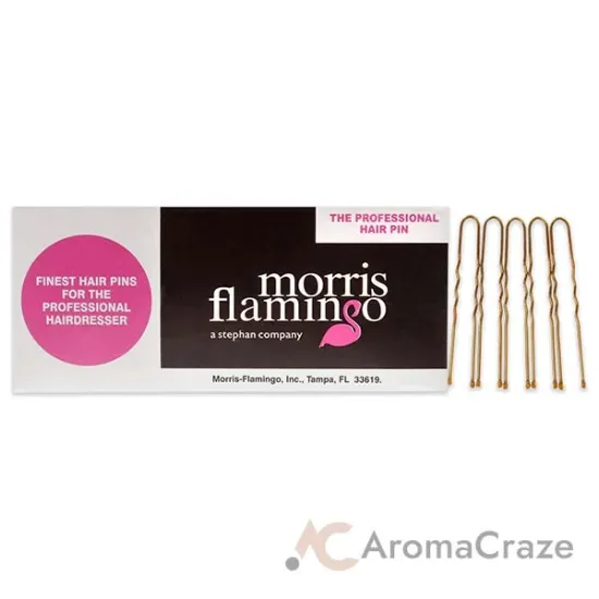 Picture of Crimped Ball Tipped Hair Pins - Brown by Morris Flamingo for Unisex - 1.75 Inch Hair Pin (1 Pound)