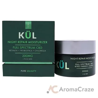Picture of Night Repair Moisturizer Full Spectrum 200mg CBD by Kul CBD for Unisex - 1.7 oz Moisturizer