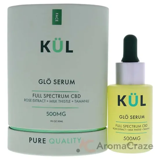 Picture of Glo Serum Full Spectrum 500mg CBD by Kul CBD for Unisex - 1 oz Serum