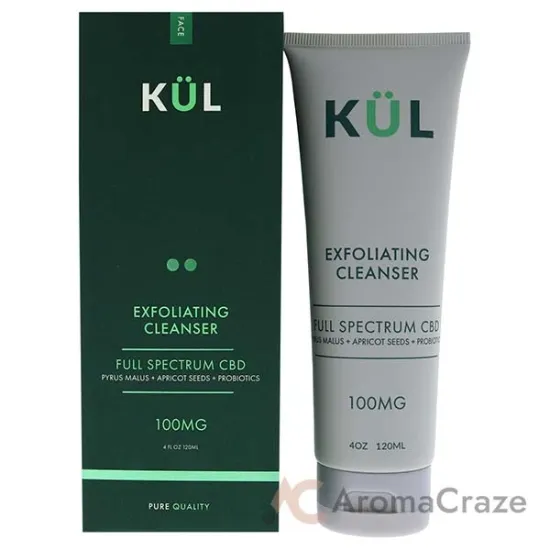 Picture of Exfoliating Cleanser Full Spectrum 100mg CBD by Kul CBD for Unisex - 4 oz Cleanser