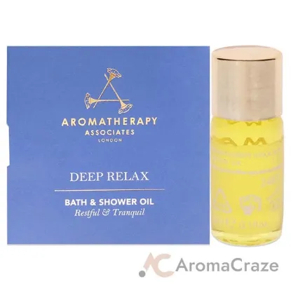 Picture of Deep Relax Bath And Shower Oil by Aromatherapy Associates for Unisex - 3 ml Shower Oil