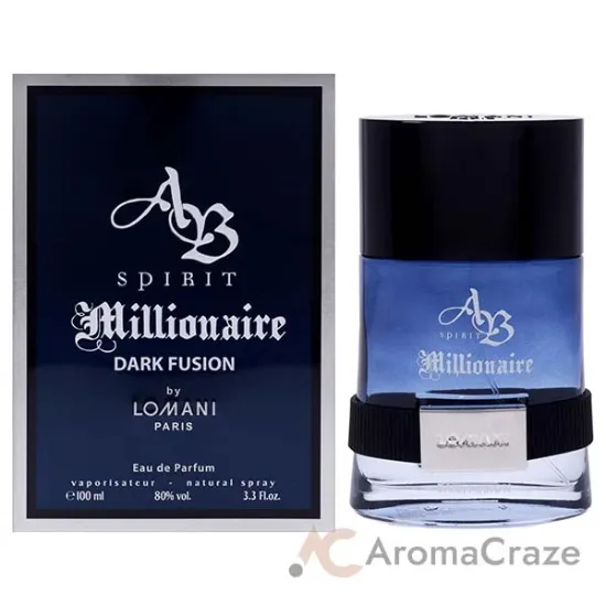 Picture of Ab Spirit Millionaire Dark Fusion by Lomani for Men - 3.3 oz EDP Spray
