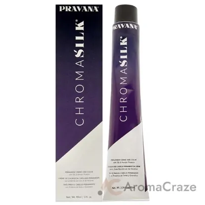 Picture of ChromaSilk Creme Hair Color - 6.37 Dark Golden Violet Blonde by Pravana for Unisex - 3 oz Hair Color