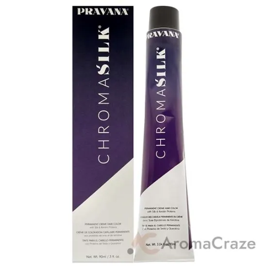 Picture of ChromaSilk Creme Hair Color - 6.37 Dark Golden Violet Blonde by Pravana for Unisex - 3 oz Hair Color