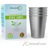 Picture of Stainless Steel Kids Cups Set by Chillout Life for Kids - 4 x 12 oz Cup