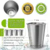 Picture of Stainless Steel Kids Cups Set by Chillout Life for Kids - 4 x 12 oz Cup