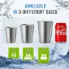 Picture of Stainless Steel Kids Cups Set by Chillout Life for Kids - 4 x 12 oz Cup