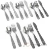 Picture of Stainless Steel Kids Silverware Set by Chillout Life for Kids - 15 Pc Cutlery