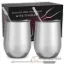 Picture of Stainless Steel Double Wall Wine Tumbler - Stainless steel by Chillout Life for Unisex - 2 x 12 oz Tumbler