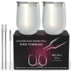 Picture of Stainless Steel Double Wall Wine Tumbler - Holo by Chillout Life for Unisex - 2 x 12 oz Tumbler