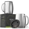 Picture of Stainless Steel Double Wall Coffee Mug with Lid by Chillout Life for Unisex - 2 x 14 oz Tumbler