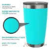 Picture of Stainless Steel Tumbler with Lid and Straw - Teal by Chillout Life for Unisex - 20 oz Tumbler