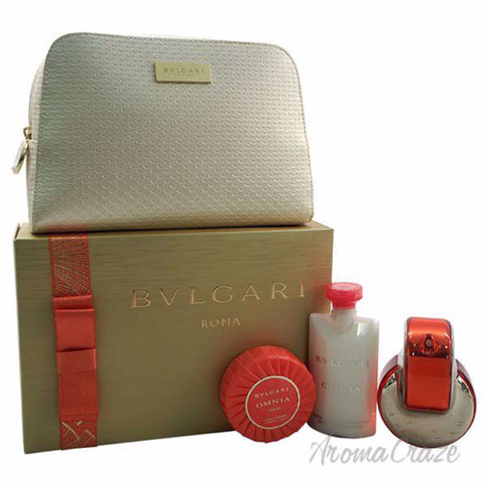 Bvlgari Omnia Coral by Bvlgari for Women - 4 Pc Gift Set 2.2