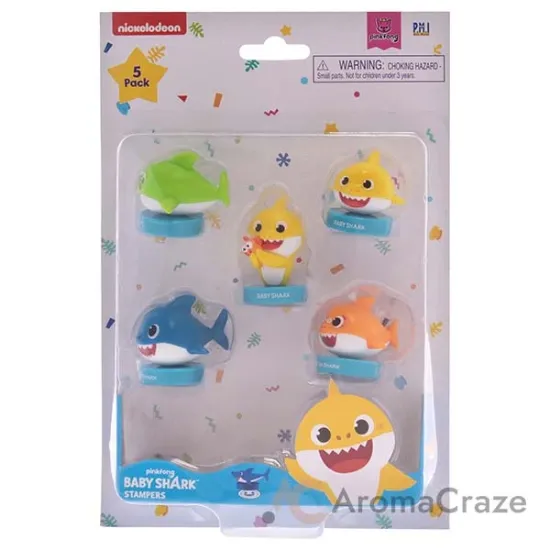 Picture of Baby Shark Stampers Blister - (S1) - B by PMI for Kids - 5 Pc Stampers